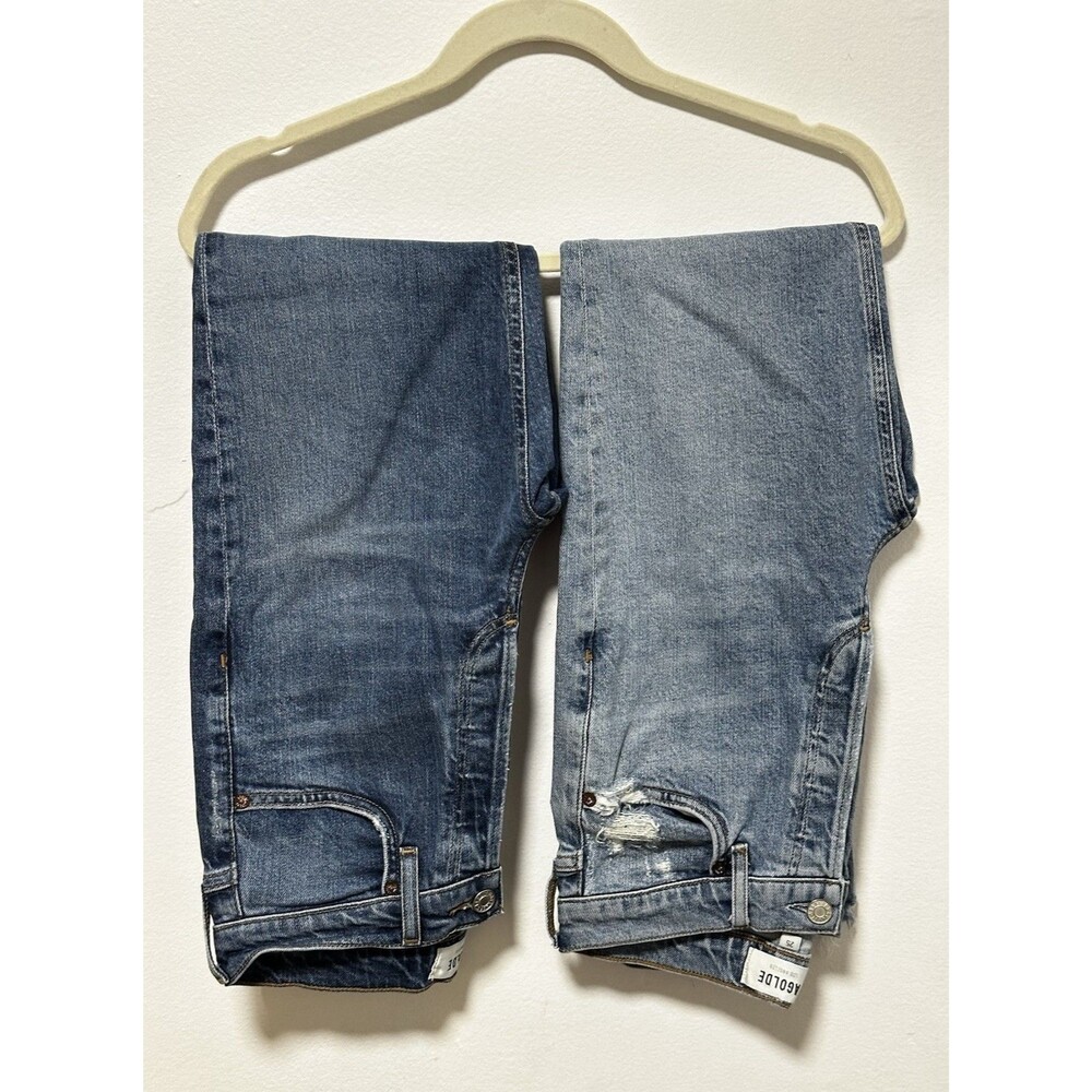 Agolde Skinny Jeans Size 25 Women’s Bundle Lot Of 2 Raw Hem *READ